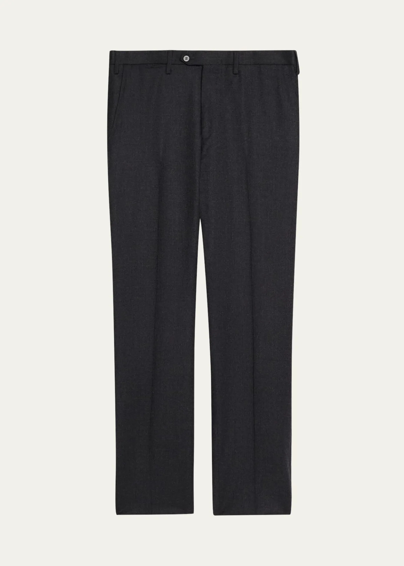 KitonMen's Wool and Cashmere Flat-Front Pants
