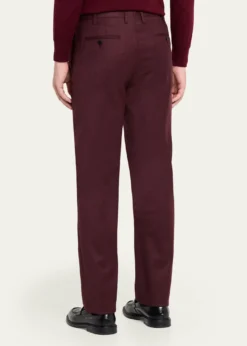 KitonMen's Wool and Cashmere Flat-Front Pants