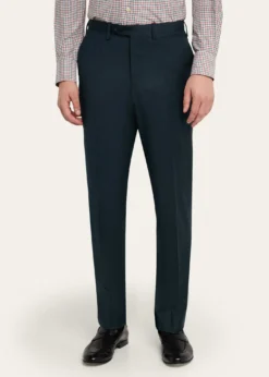 KitonMen's Wool and Cashmere Flat-Front Pants