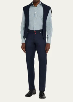 KitonMen's Wool Five-Pocket Pants