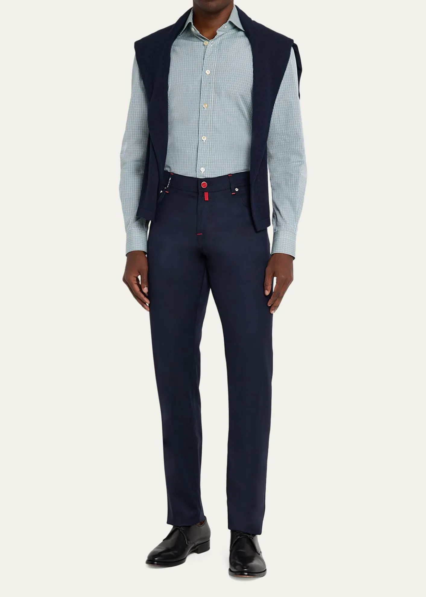 KitonMen's Wool Five-Pocket Pants