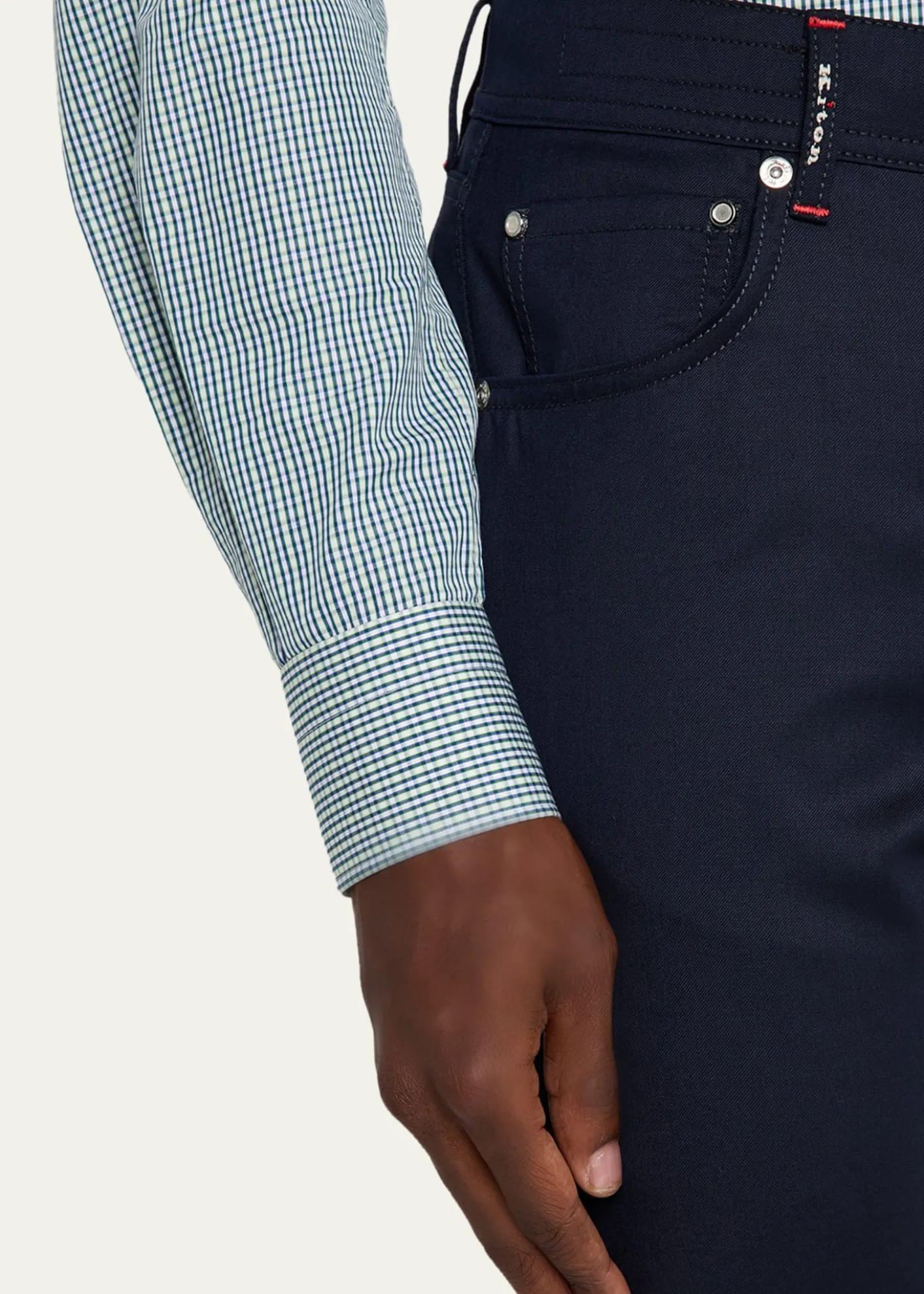 KitonMen's Wool Five-Pocket Pants