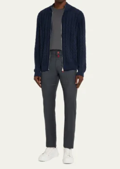 KitonMen's Wool Straight Fit Five-Pocket Pants