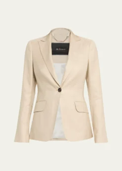 KitonShimmering Wool-Blend Single-Breasted Jacket