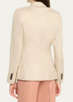 KitonShimmering Wool-Blend Single-Breasted Jacket