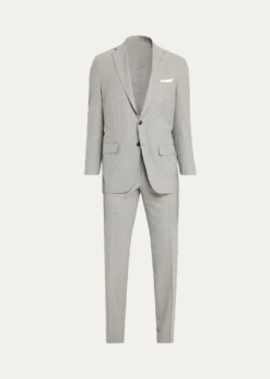KitonWool Single-Breasted Suit