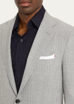 KitonWool Single-Breasted Suit