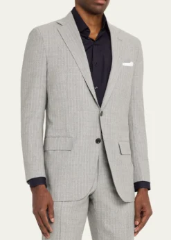 KitonWool Single-Breasted Suit