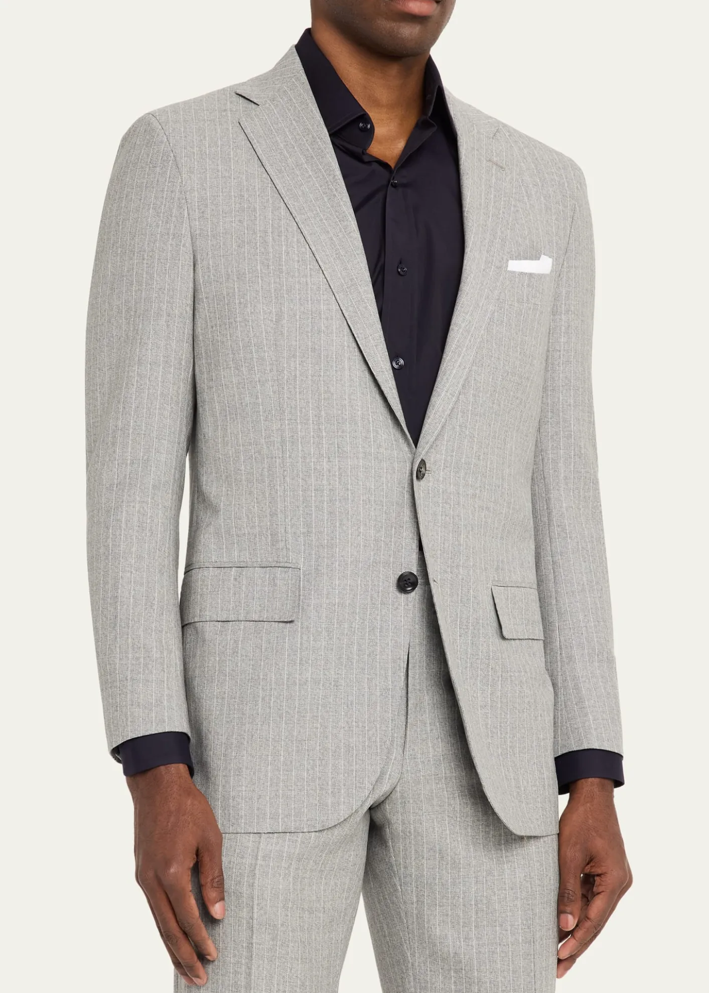 KitonWool Single-Breasted Suit