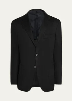 KNTMen's 14-Micron Wool Single-Breasted Sport Coat