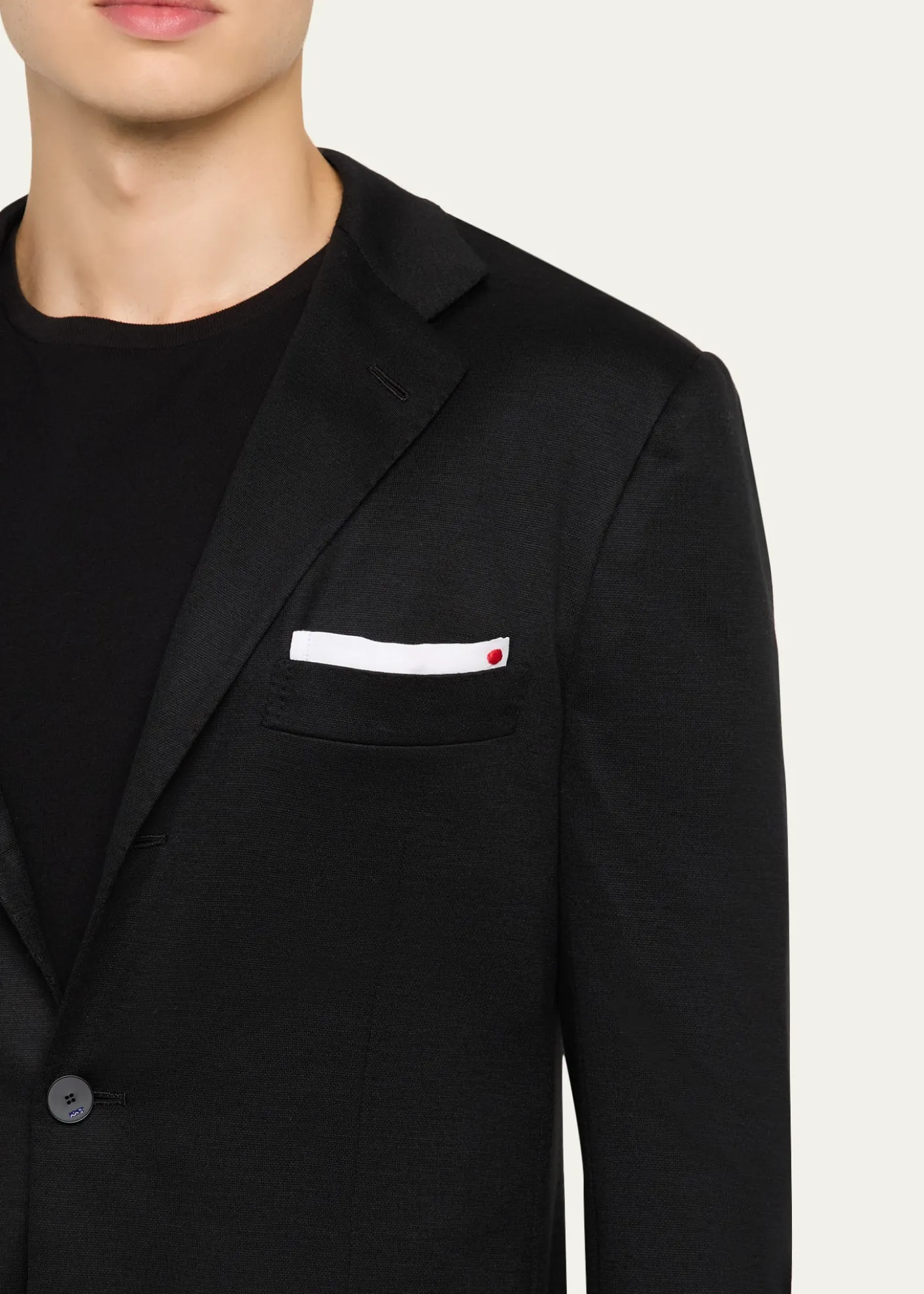 KNTMen's 14-Micron Wool Single-Breasted Sport Coat