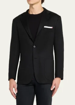 KNTMen's 14-Micron Wool Single-Breasted Sport Coat