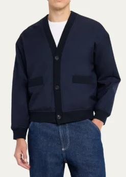 KNTMen's Wool Blouson Jacket