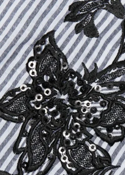 Kobi HalperinAerin Striped Floral-Embroidered Blouse