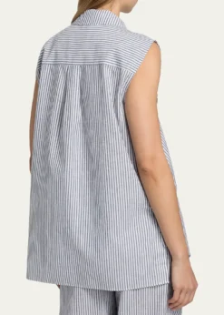 Kobi HalperinAerin Striped Floral-Embroidered Blouse