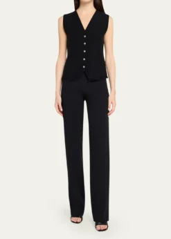 Kobi HalperinAnya Fringe-Hem Knit Vest