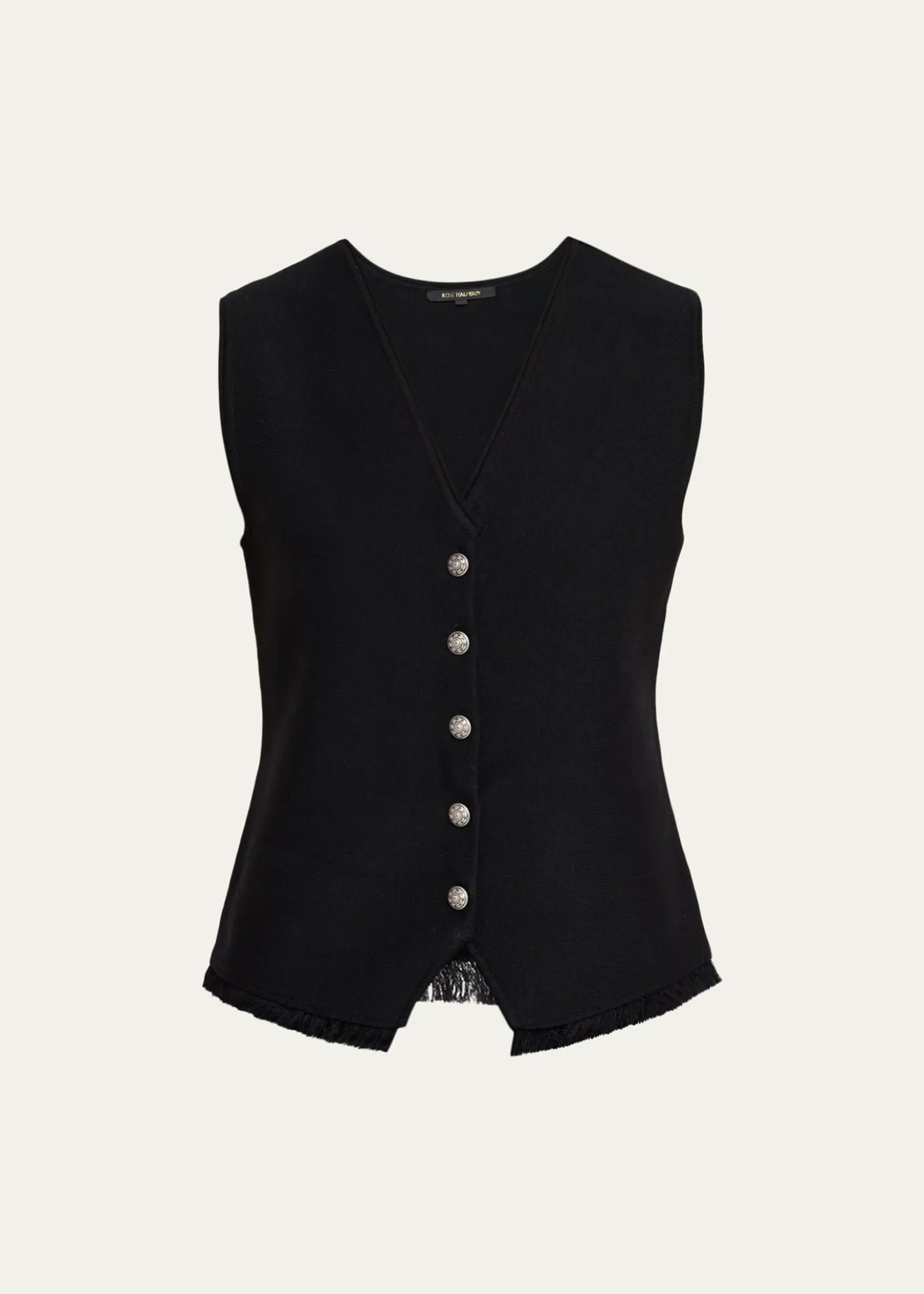 Kobi HalperinAnya Fringe-Hem Knit Vest