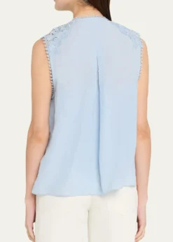 Kobi HalperinBianca Lace-Trimmed Blouse