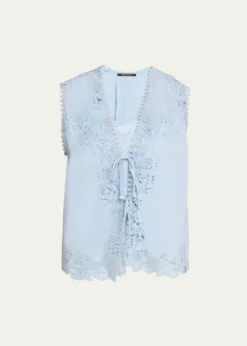 Kobi HalperinBianca Lace-Trimmed Blouse