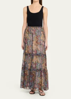 Kobi HalperinClea Floral Maxi Skirt
