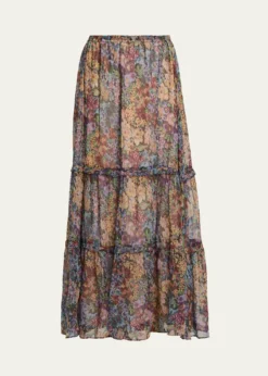 Kobi HalperinClea Floral Maxi Skirt