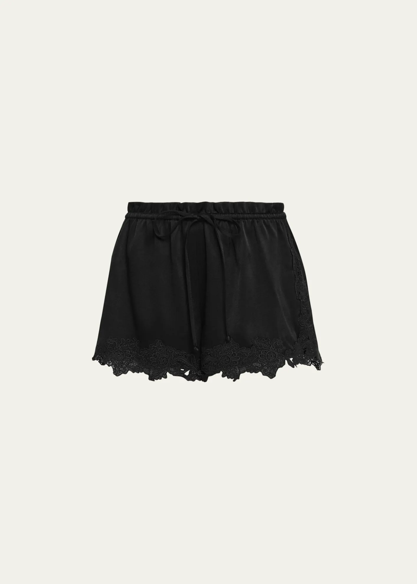 Kobi HalperinCristal Lace-Trim Relaxed Shorts