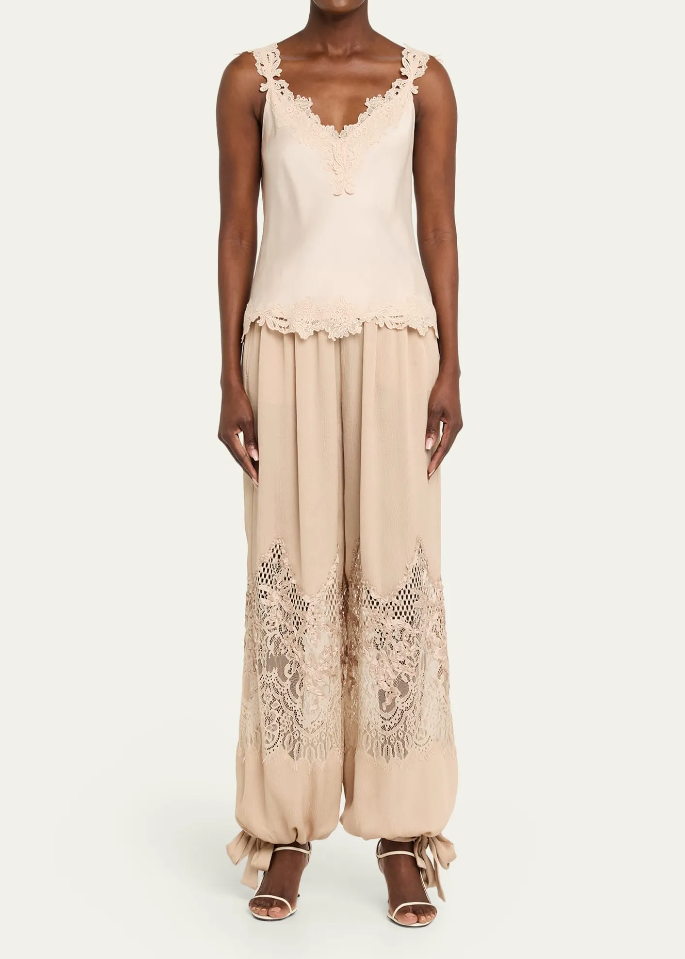 Kobi HalperinFaye Sleeveless Lace-Trim Blouse