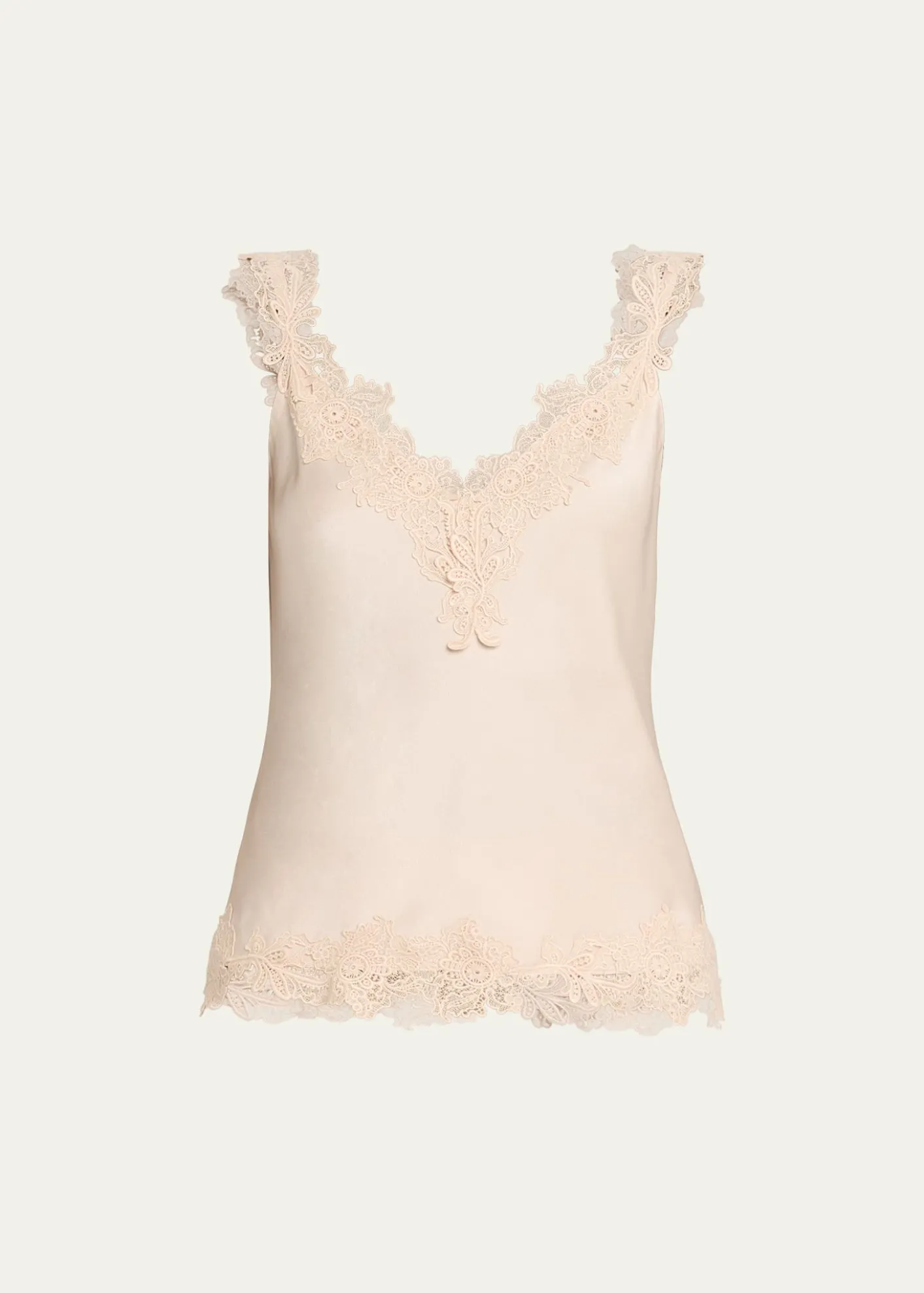 Kobi HalperinFaye Sleeveless Lace-Trim Blouse