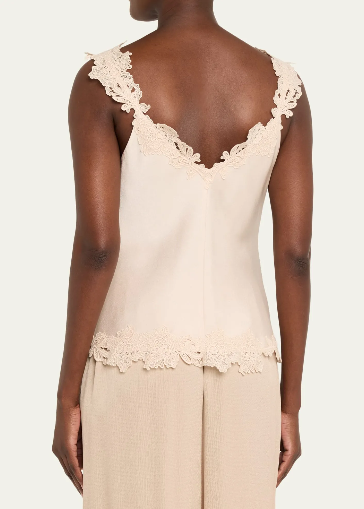 Kobi HalperinFaye Sleeveless Lace-Trim Blouse