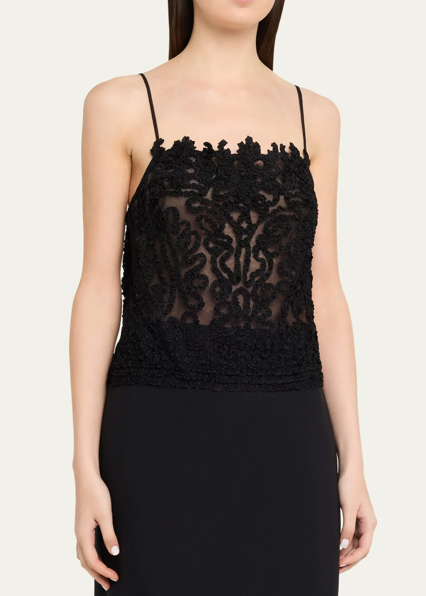 Kobi HalperinGiselle Square-Neck Ribbon Blouse