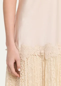 Kobi HalperinGrazia Sleeveless Mixed Media Maxi Dress