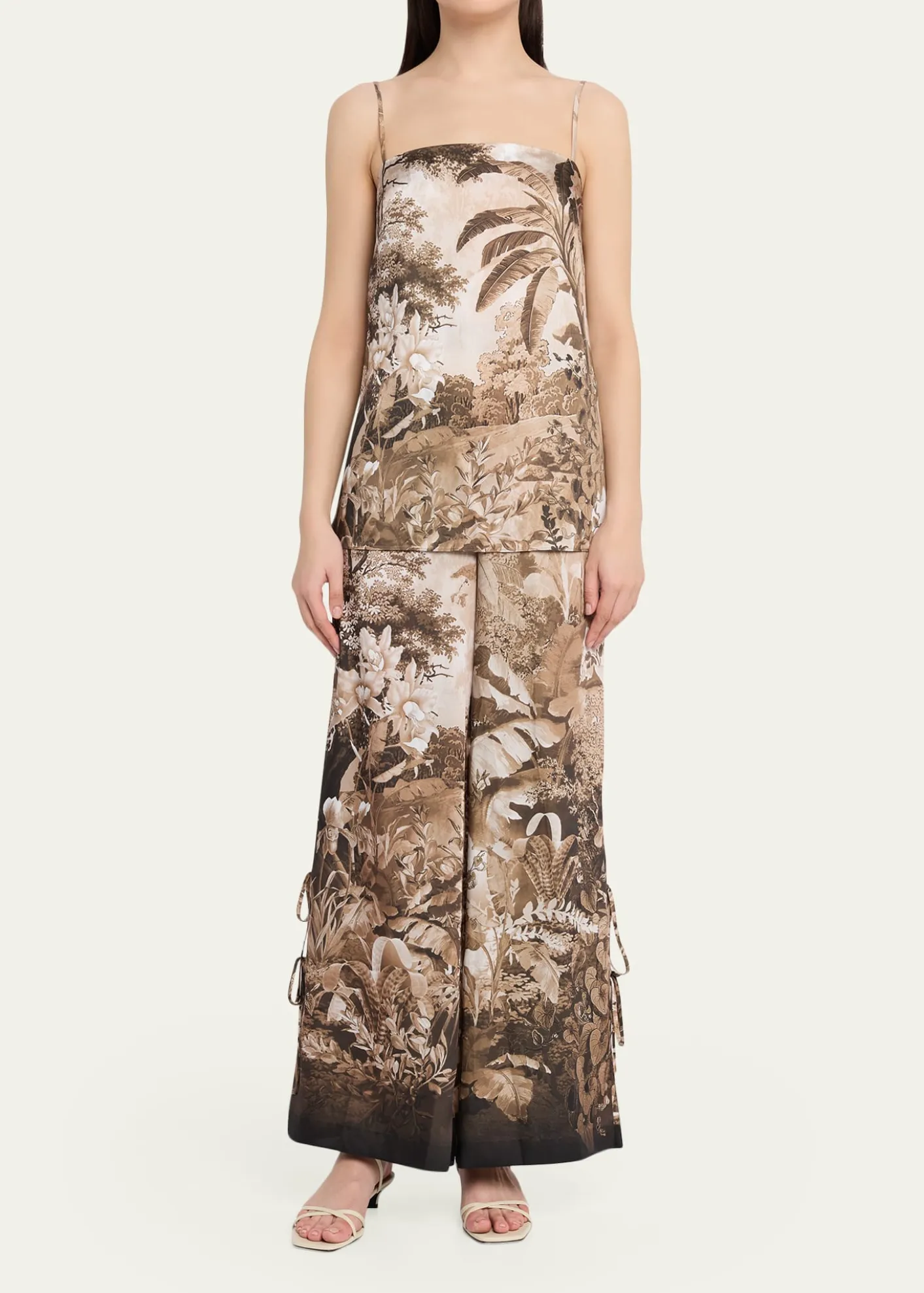 Kobi HalperinGwen Sleeveless Botanical-Print Blouse