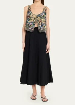 Kobi HalperinHazel Tapestry Beaded Vest