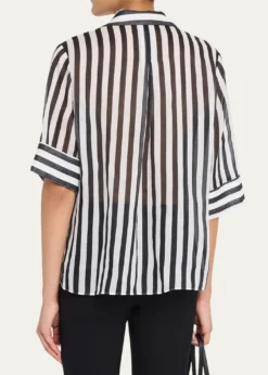 Kobi HalperinJolie Striped Cotton Blouse