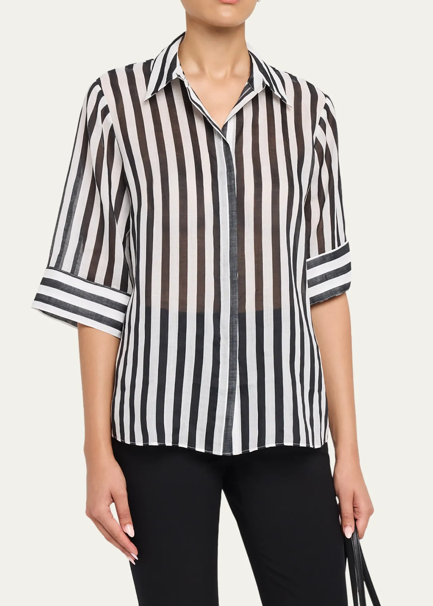 Kobi HalperinJolie Striped Cotton Blouse