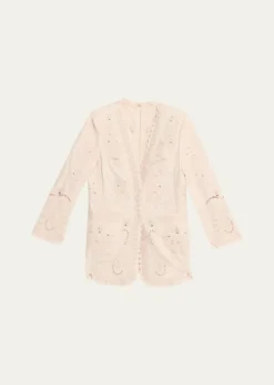 Kobi HalperinLace Embroidered Cotton-Linen Jacket