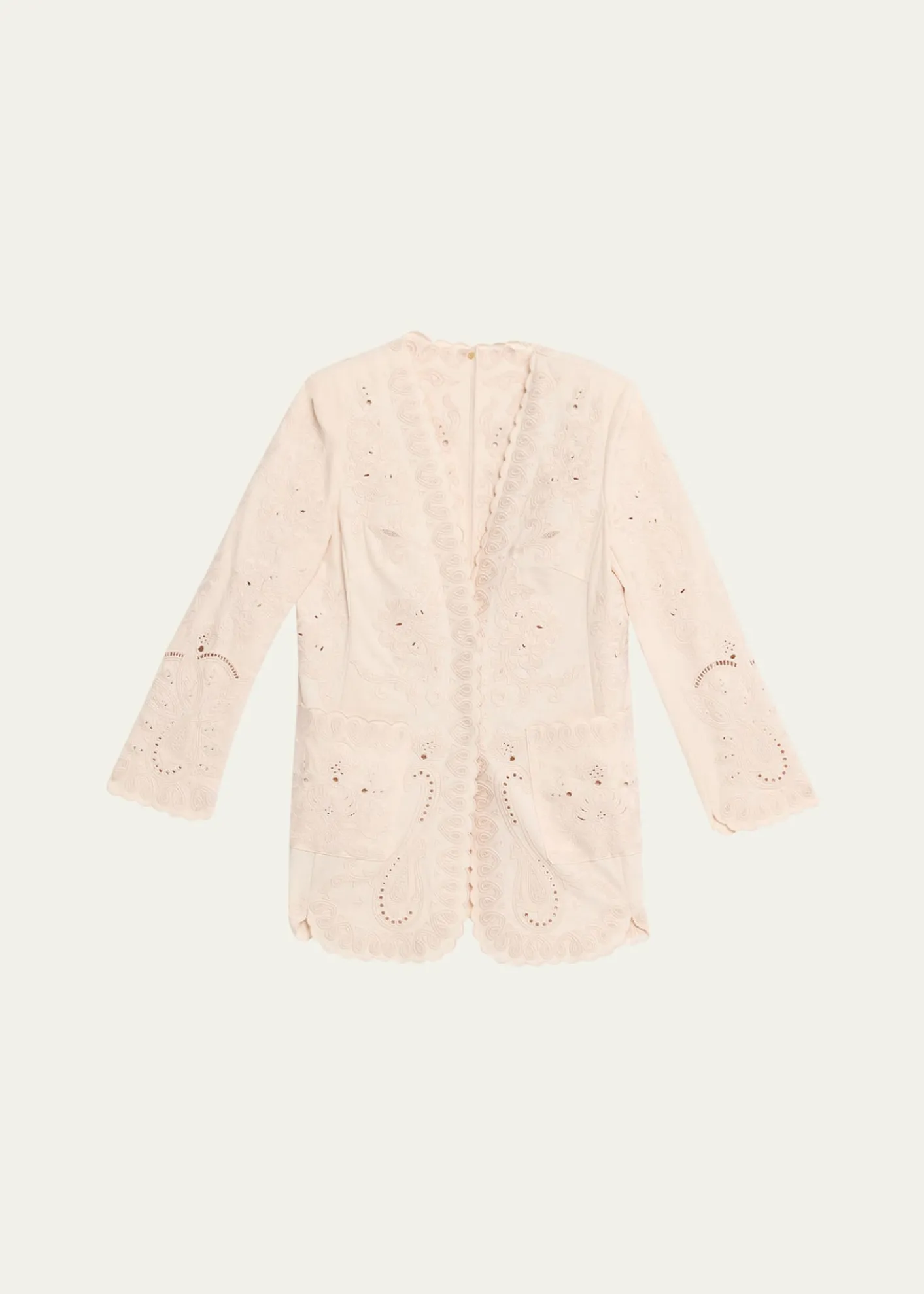 Kobi HalperinLace Embroidered Cotton-Linen Jacket