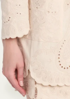 Kobi HalperinLace Embroidered Cotton-Linen Jacket