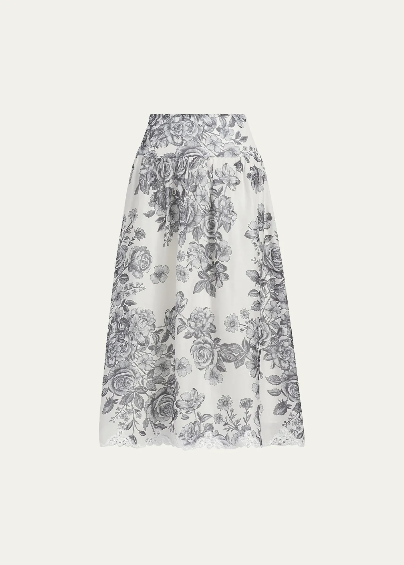 Kobi HalperinLidia Floral-Print Midi Skirt