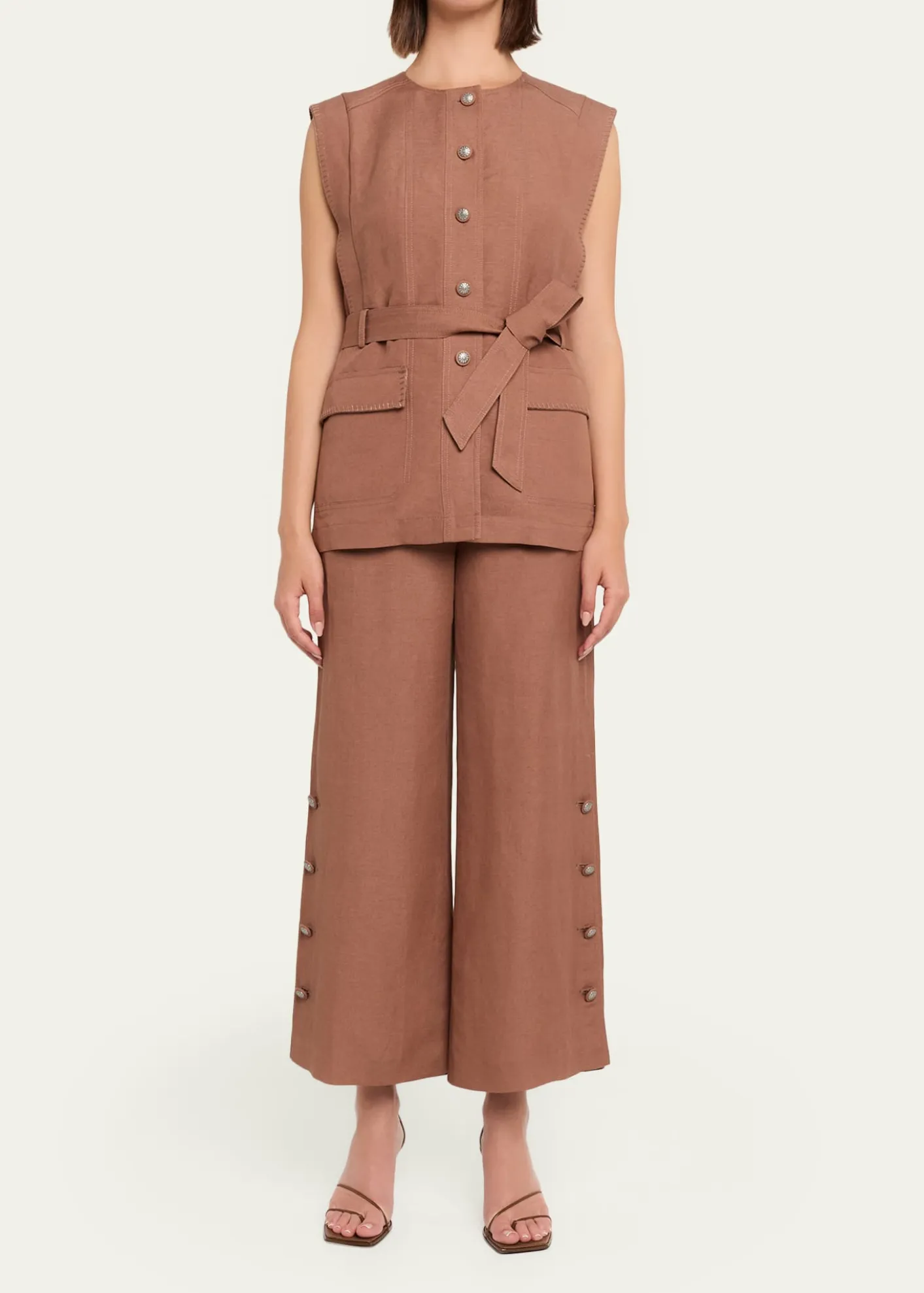 Kobi HalperinRemi Cropped Linen Pants