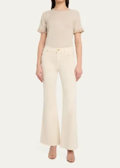 Kobi HalperinRosie Flare-Leg Stretch Cotton Pants
