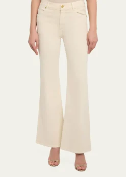 Kobi HalperinRosie Flare-Leg Stretch Cotton Pants