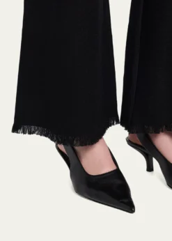 Kobi HalperinValley Fringe-Hem Pique Knit Pants