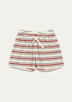 Konges SlojdBoy's Itty Striped Cotton-Blend Shorts, Size 6M-8
