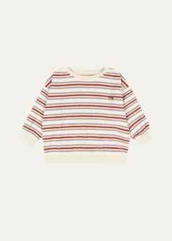 Konges SlojdBoy's Itty Striped Cotton Terry Sweatshirt, Size 6M-8