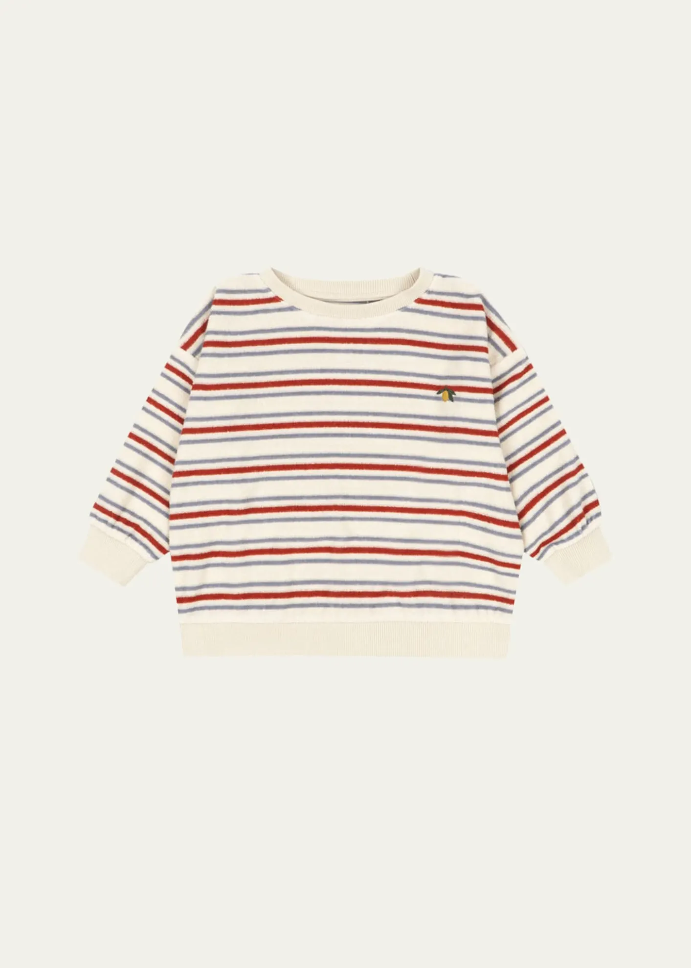 Konges SlojdBoy's Itty Striped Cotton Terry Sweatshirt, Size 6M-8