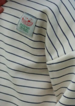 Konges SlojdBoy's Lou Striped Half-Zip Sweater, Size 6M-8