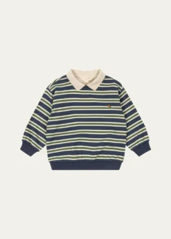 Konges SlojdBoy's Spotty Long-Sleeve Cotton Polo Shirt, 12M-10