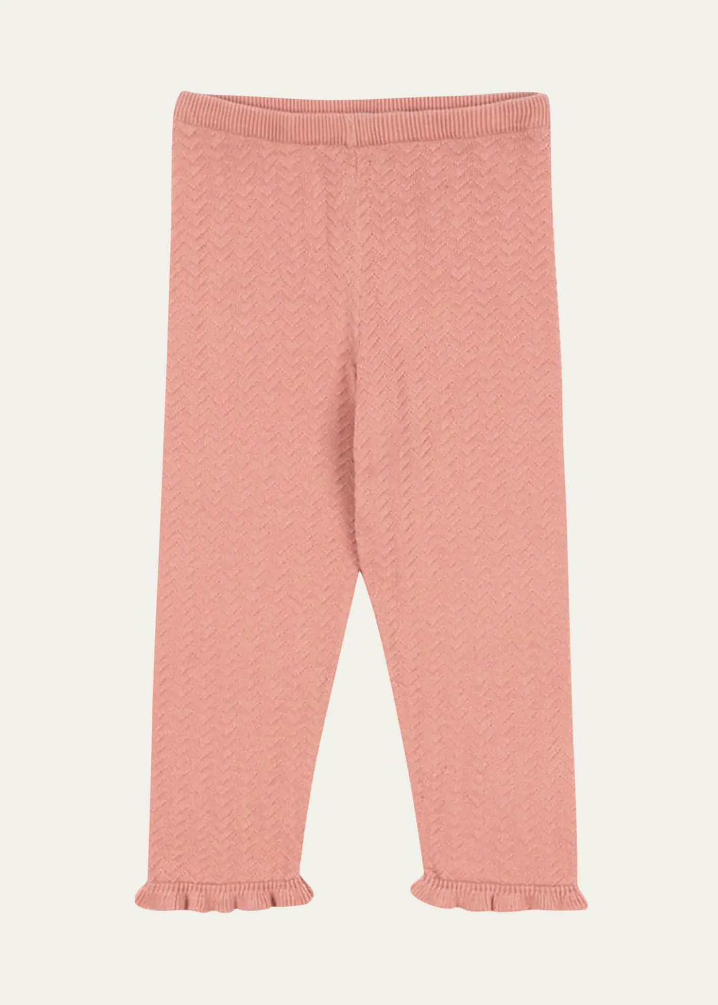 Konges SlojdGirl's Cypres Frill-Trim Scalloped Cotton Pants, Size 3M-8