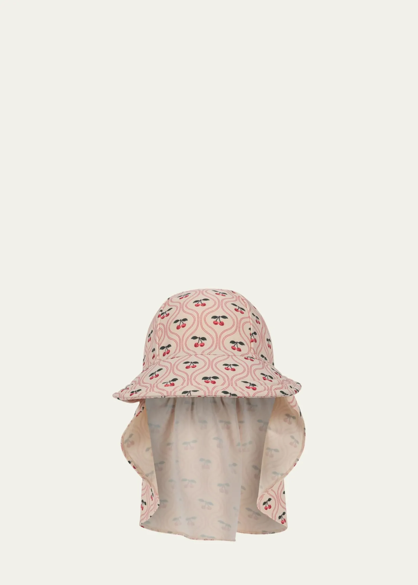 Konges SlojdGirl's Merle Cherry Sun Hat, Size Newborn-8